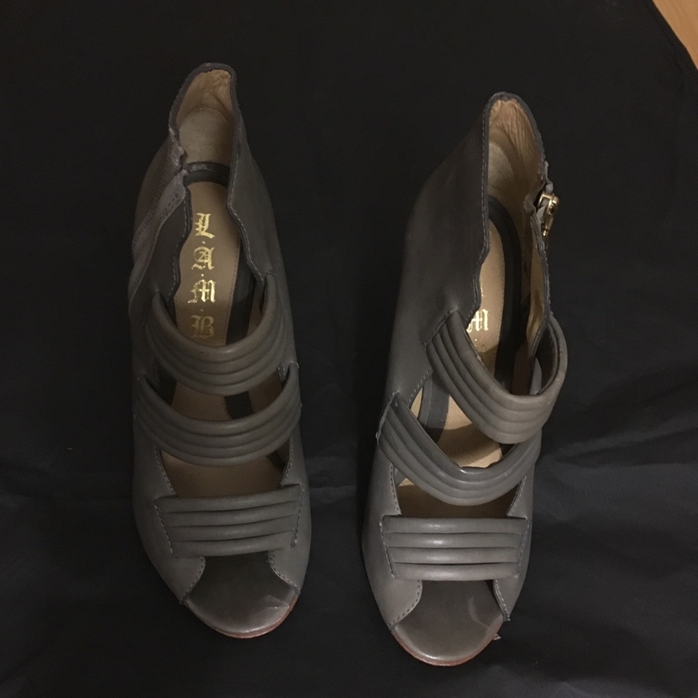 LAMB open toe booties.  Branch new condition